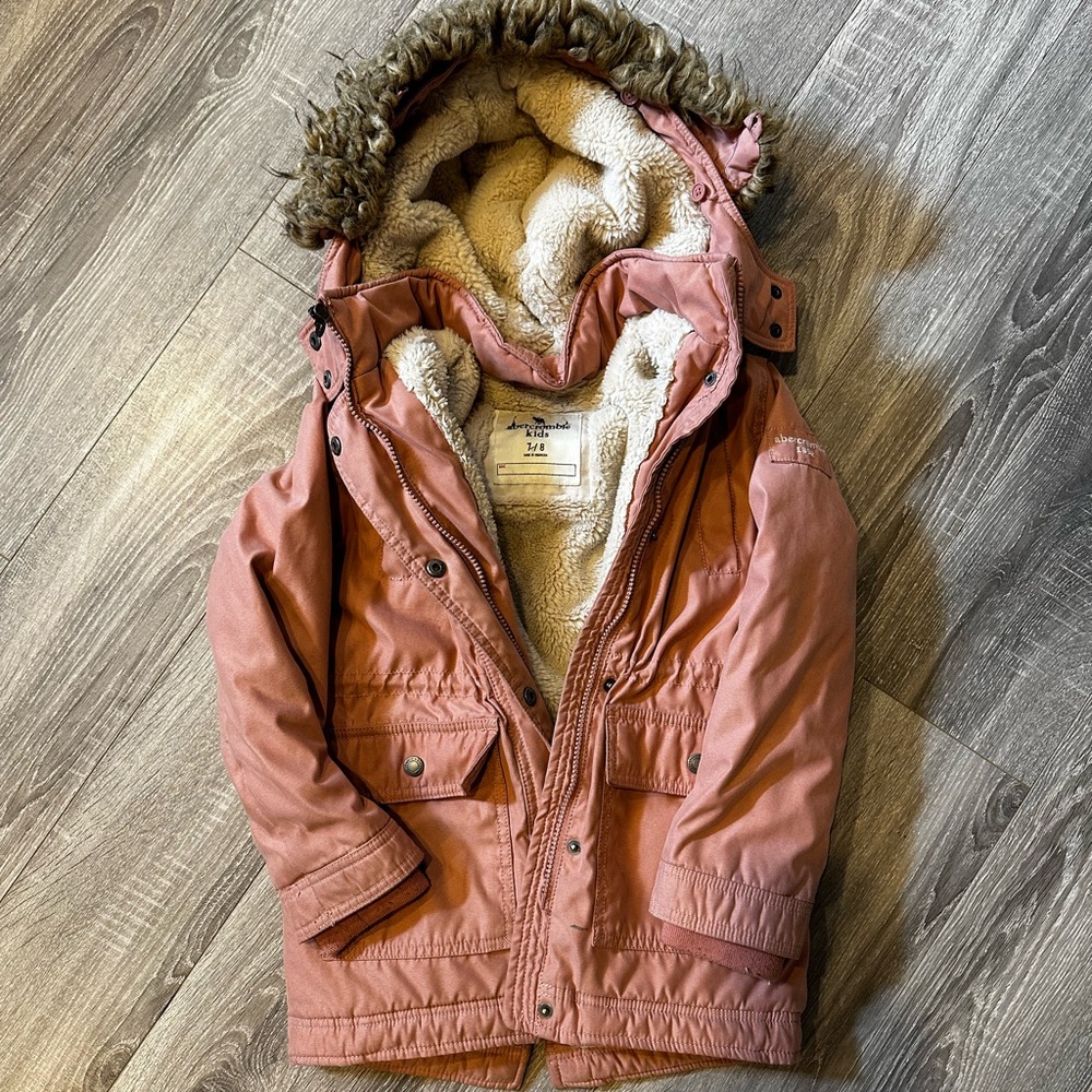 Girls Abercrombie Coat size 7/8